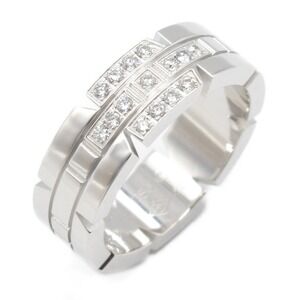 CARTIER 18k Silver Diamond Ring